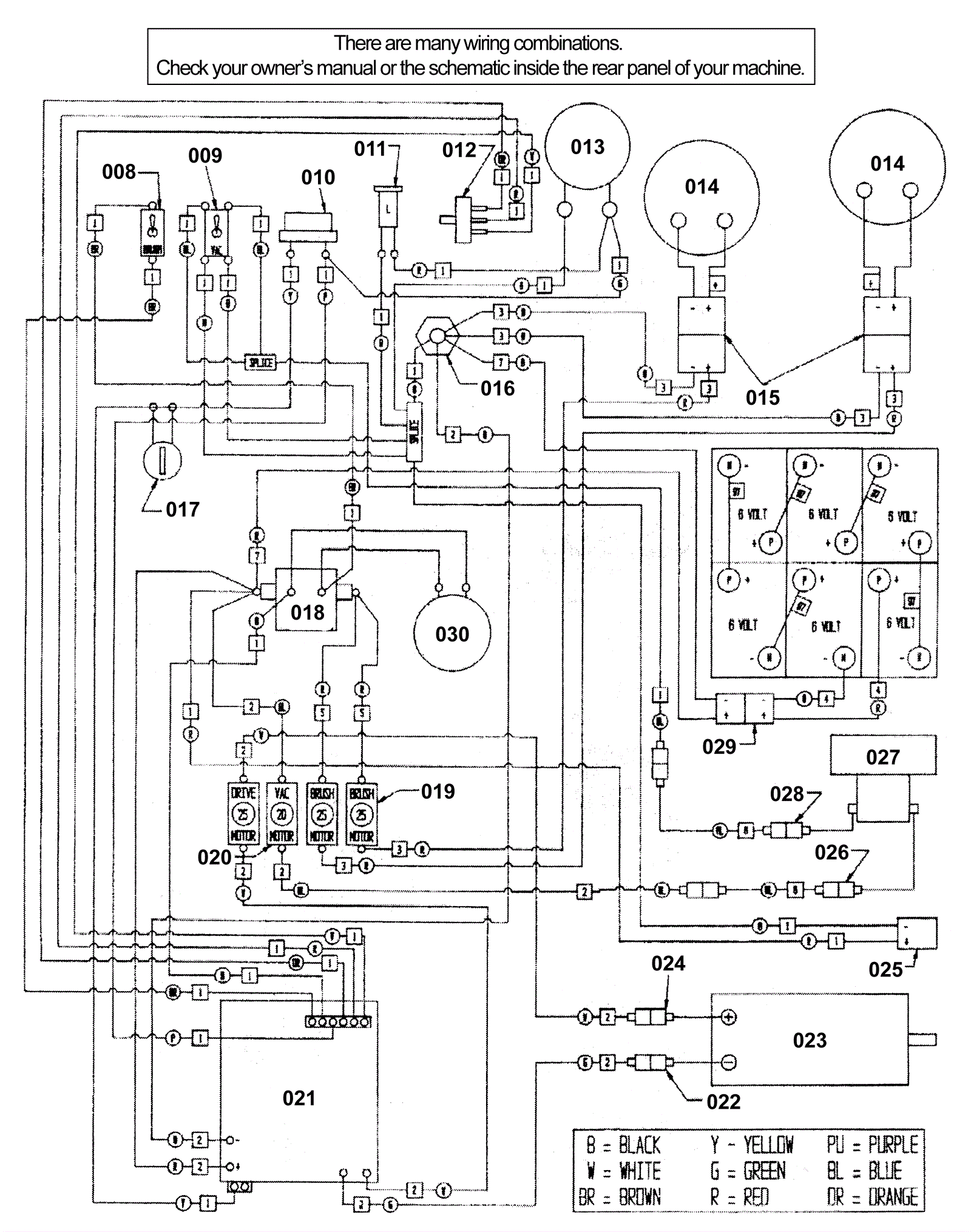 WRANGLER 27 F/B Wiring Diagram